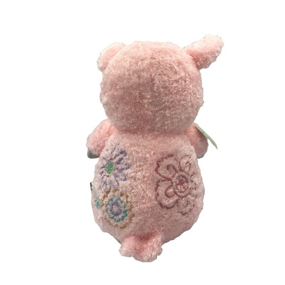 Hallmark Embroidered Spring Pig Stuffed Animal Plush Easter Toy - Picture 2 of 5